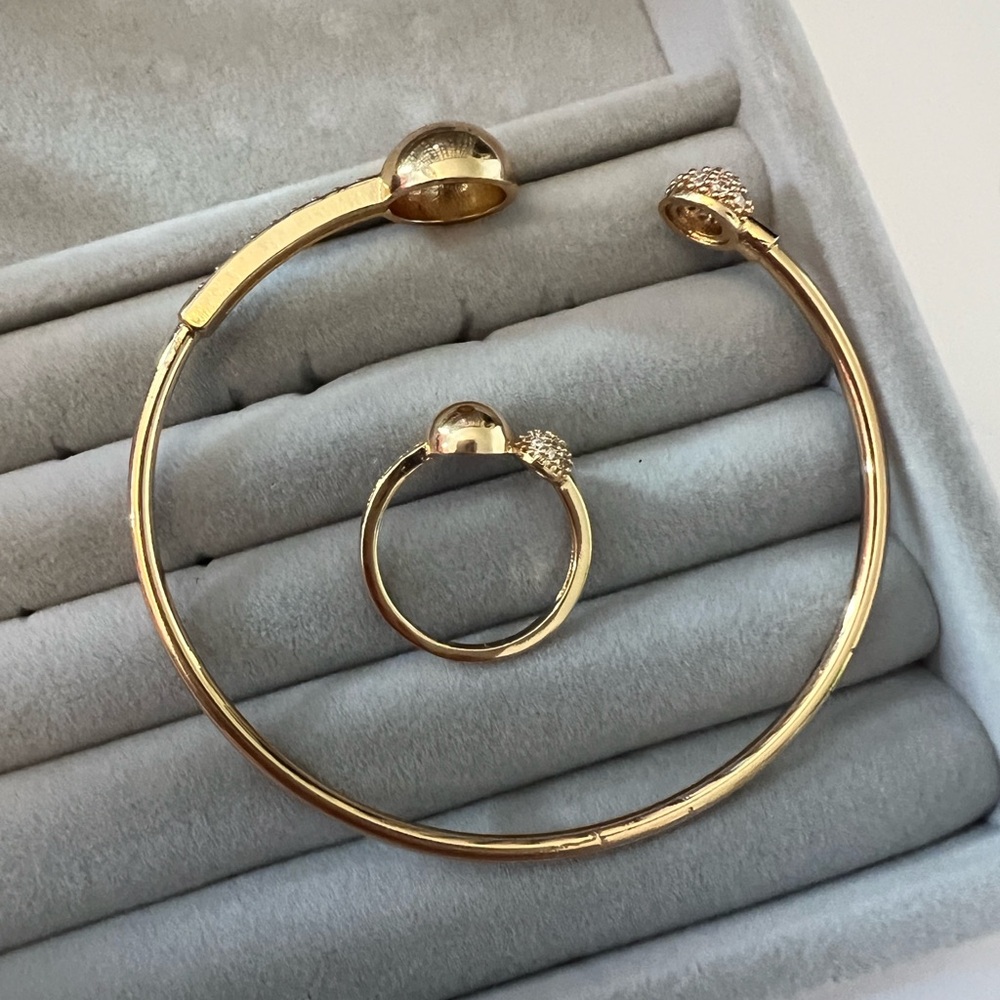 Bangle set with ring - Picture 2 of 3